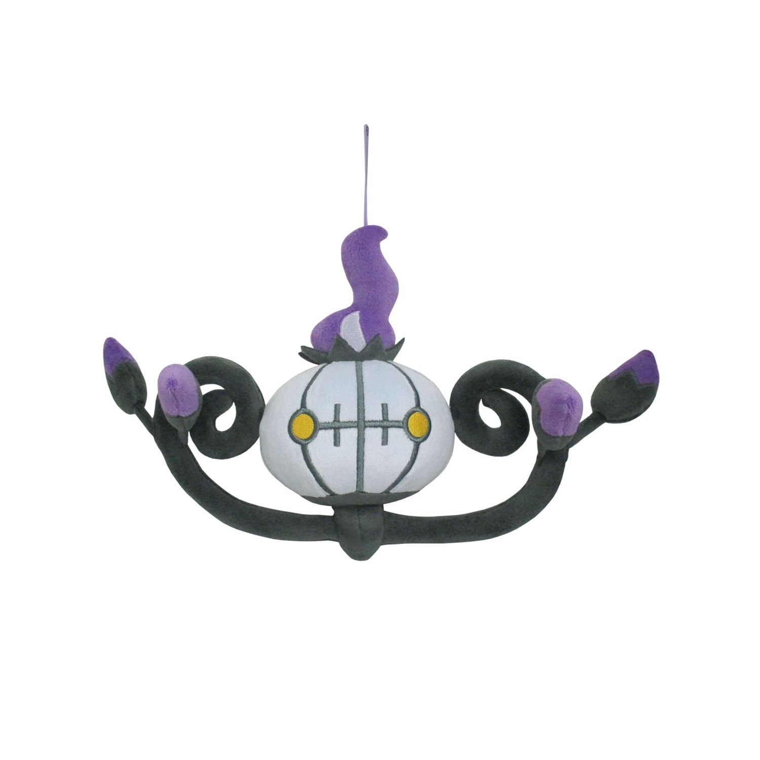 Chandelure plush toy from Japan with detailed flames