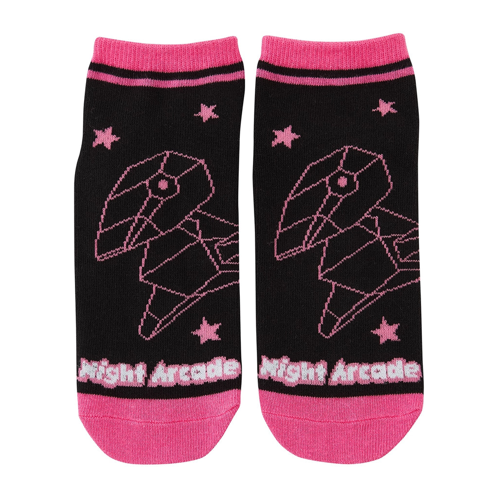 [Choice] Short socks Night Arcade Polygon (23-25cm)