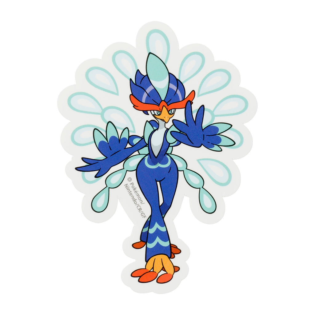Quaquaval Pokemon sticker from Japan, featuring the Dancer Pokemon