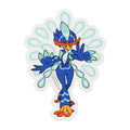 Quaquaval Pokemon sticker from Japan, featuring the Dancer Pokemon