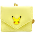 Clasp mini wallet Pikachu face plate