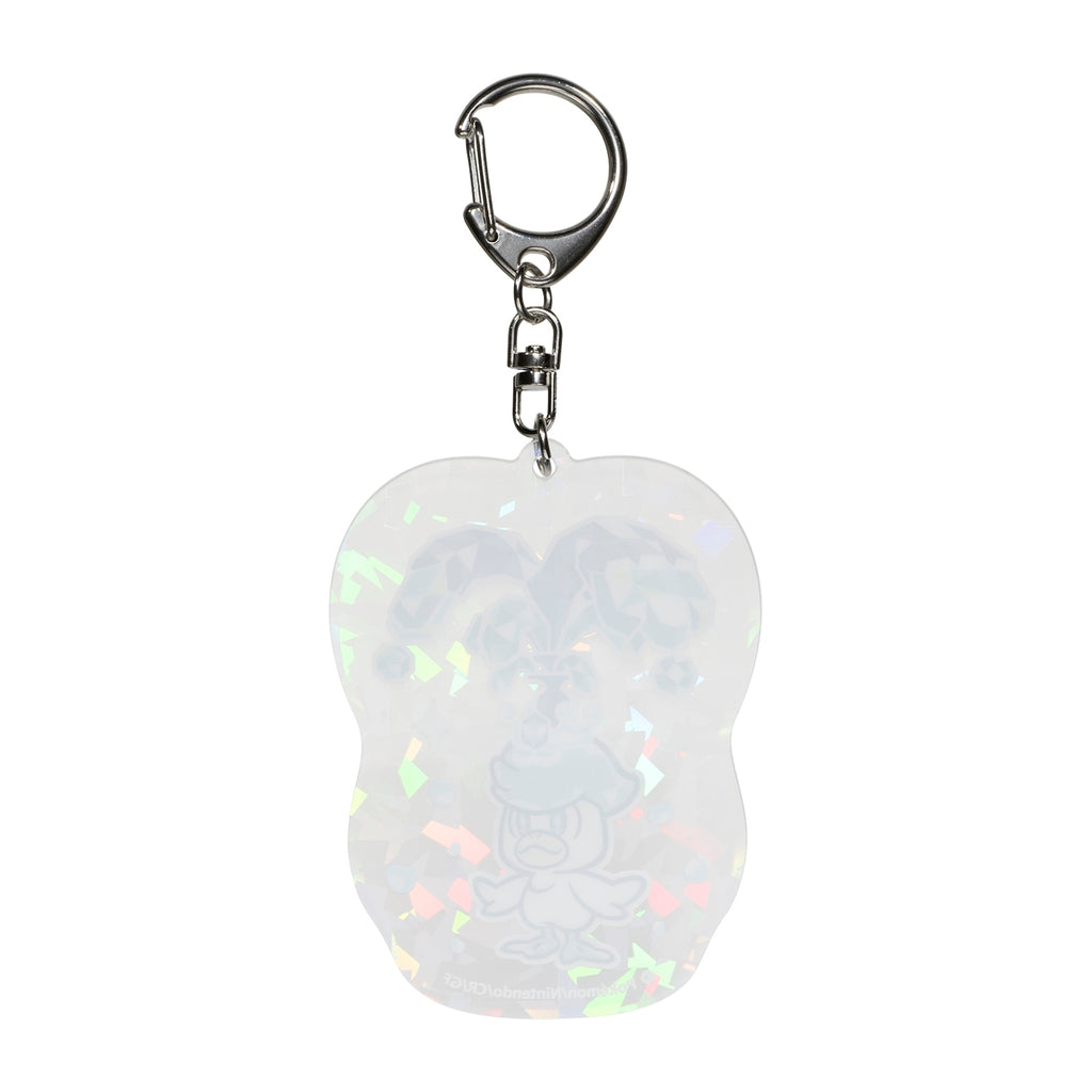 Official Pokemon Center Japan Quaxly keychain, showcasing a detailed star wax design from Japan