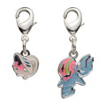 National Encyclopedia Metal Charm 616/617 from Japan, featuring unique design details