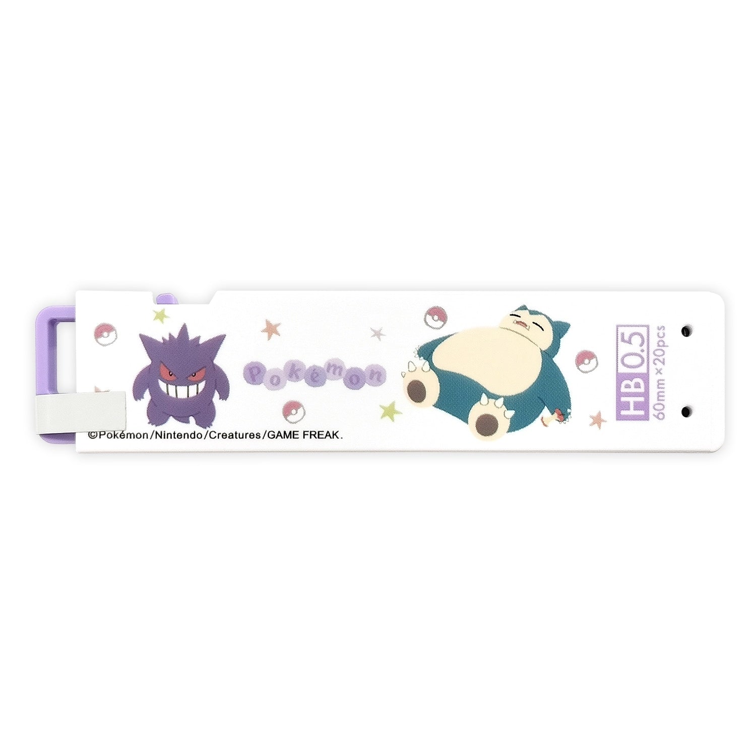 Gengar 1PUSH refill HB0.5MM from Japan, featuring Ghost/Poison-type Pokemon