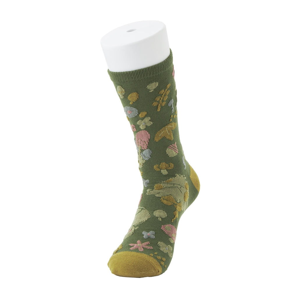 [Choice] Middle socks Botanical (23-25cm)