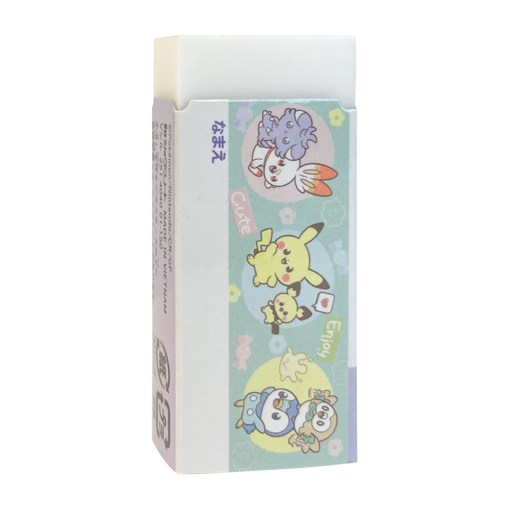 Authentic Japanese Pokemon eraser, small collectible item with detailed artwork from Japan