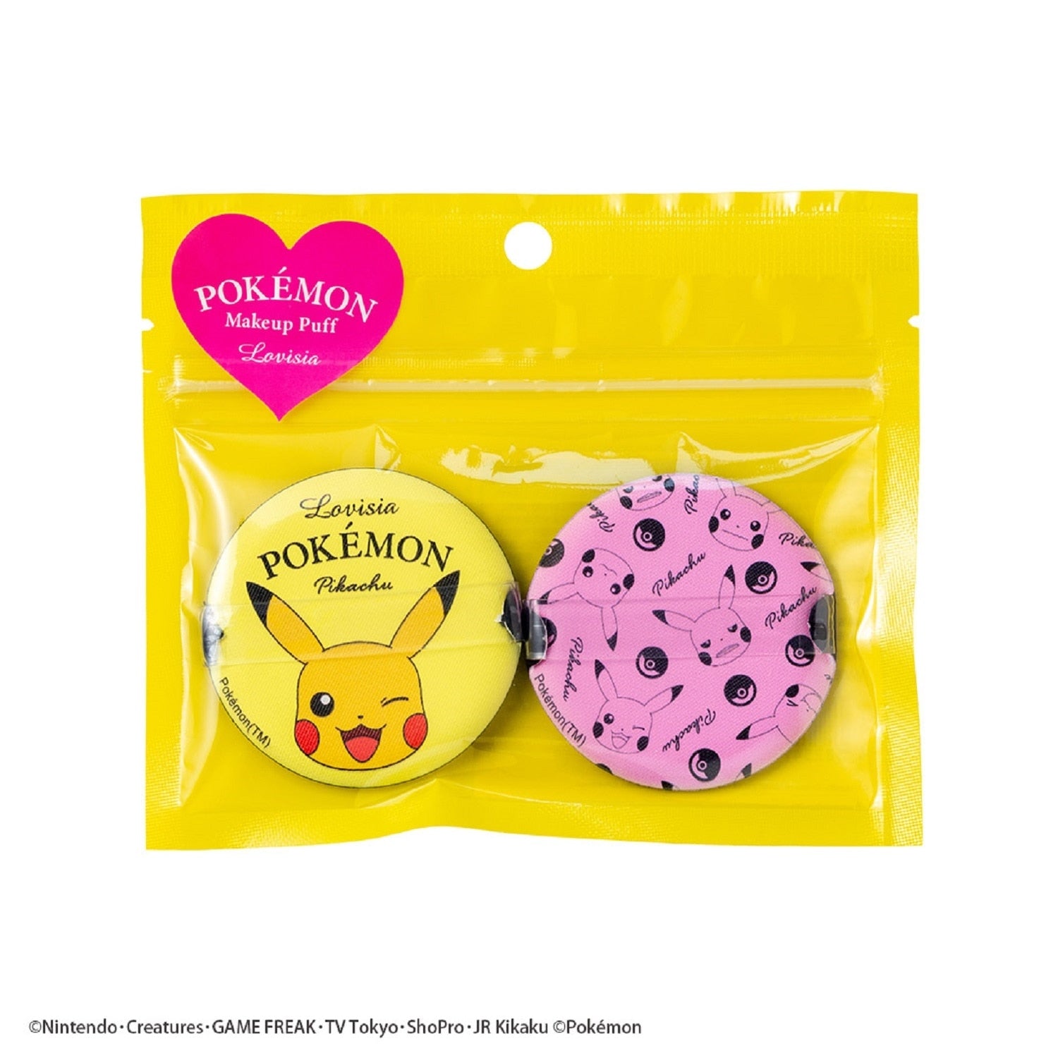 Pokemon face puff Pikachu