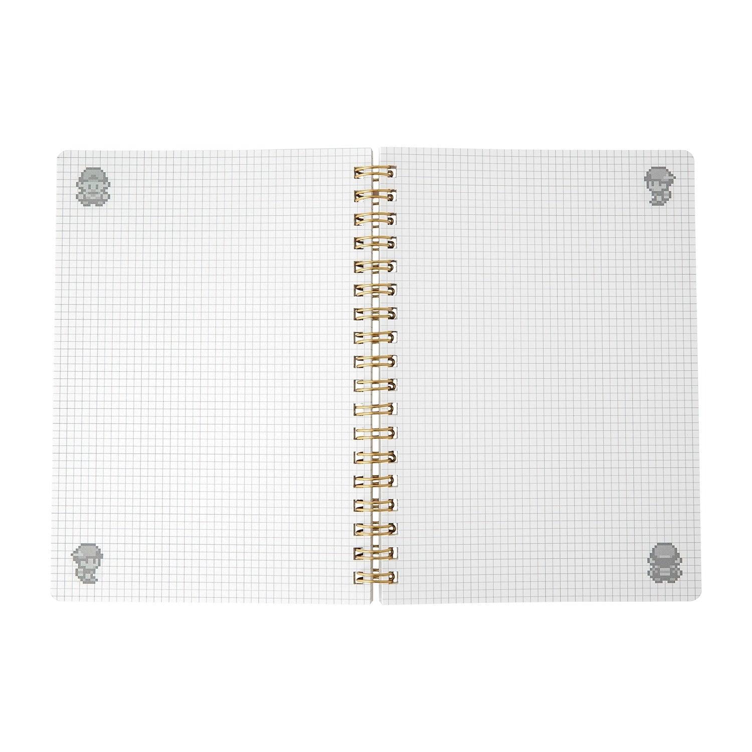 B6 ring notebook game dot gold silver