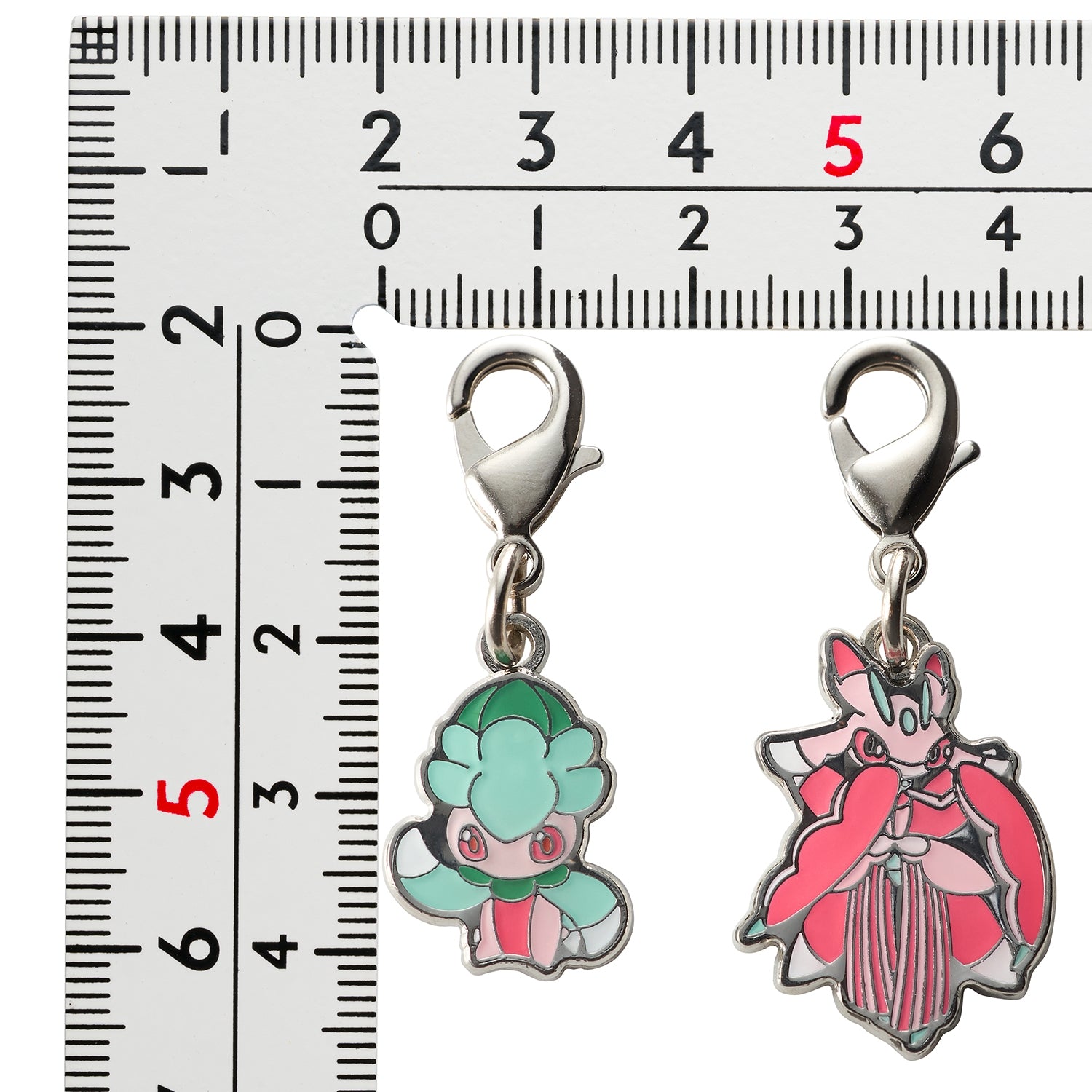 Authentic Pokemon Center Japan Metal Charm 753/754 with detailed metal work from Japan