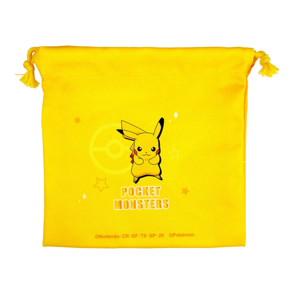 Flat drawstring purse Starlight/Pikachu