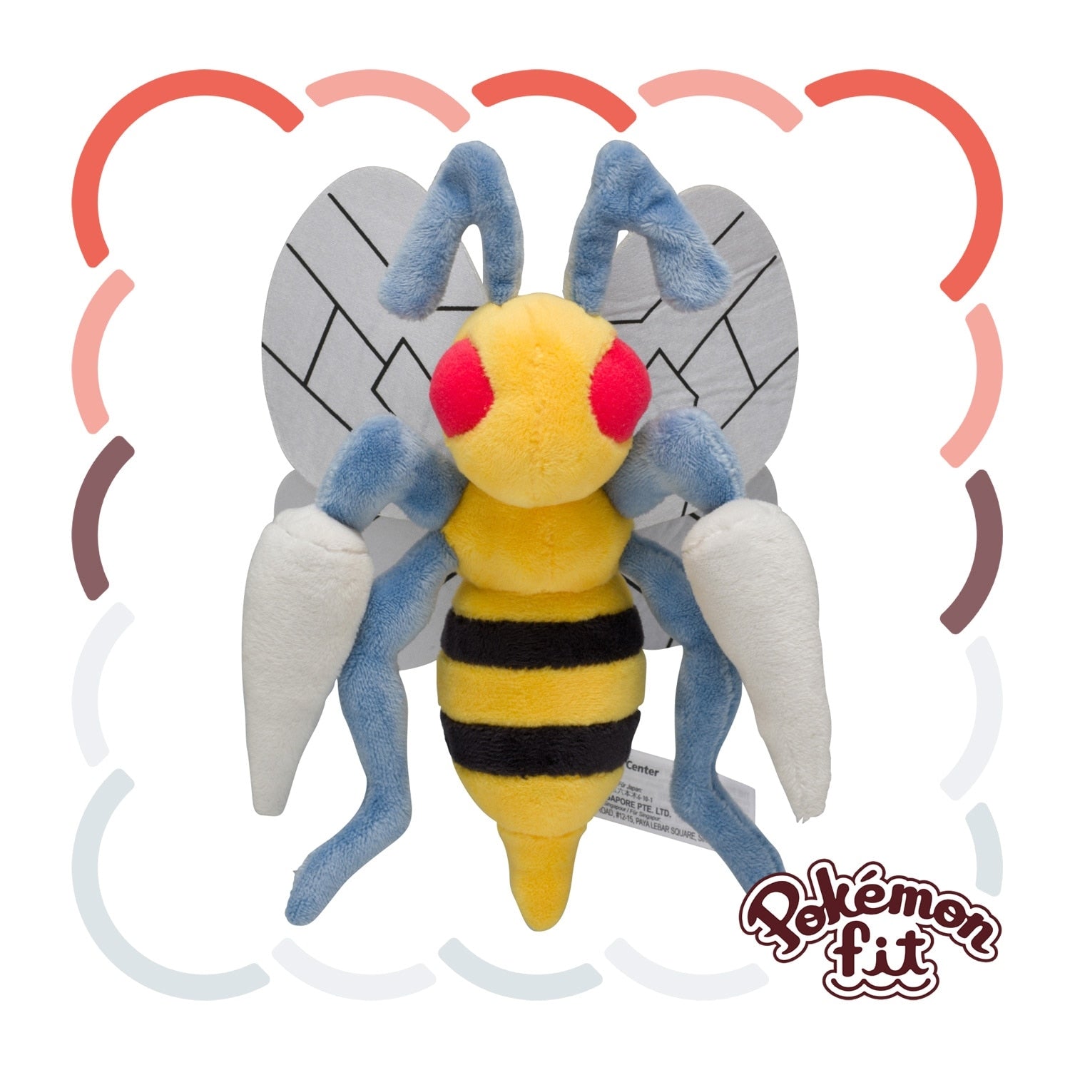 Pokémon fit Beedrill Plush #15 | Official Pokémon Center Japan