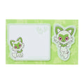 Die-cut sticky notes set Nyaoha featuring Sprigatito from Japan