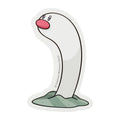 Pokemon Sticker Umidiguda with Wiglett, Garden Eel Pokemon from Japan