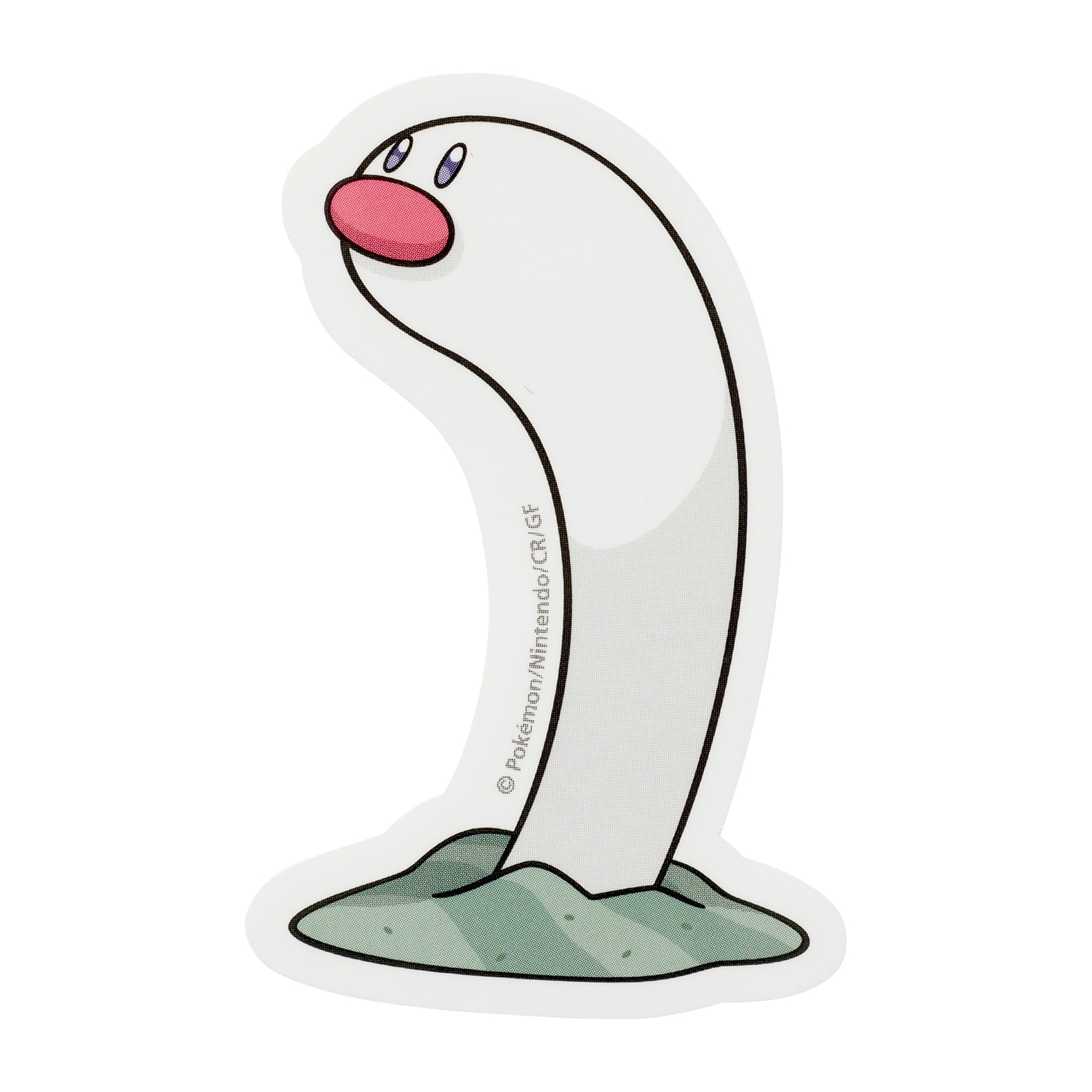 Pokemon Sticker Umidiguda with Wiglett, Garden Eel Pokemon from Japan
