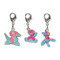 Pokemon National Encyclopedia Metal Charm 137 from Japan, featuring a detailed metal design