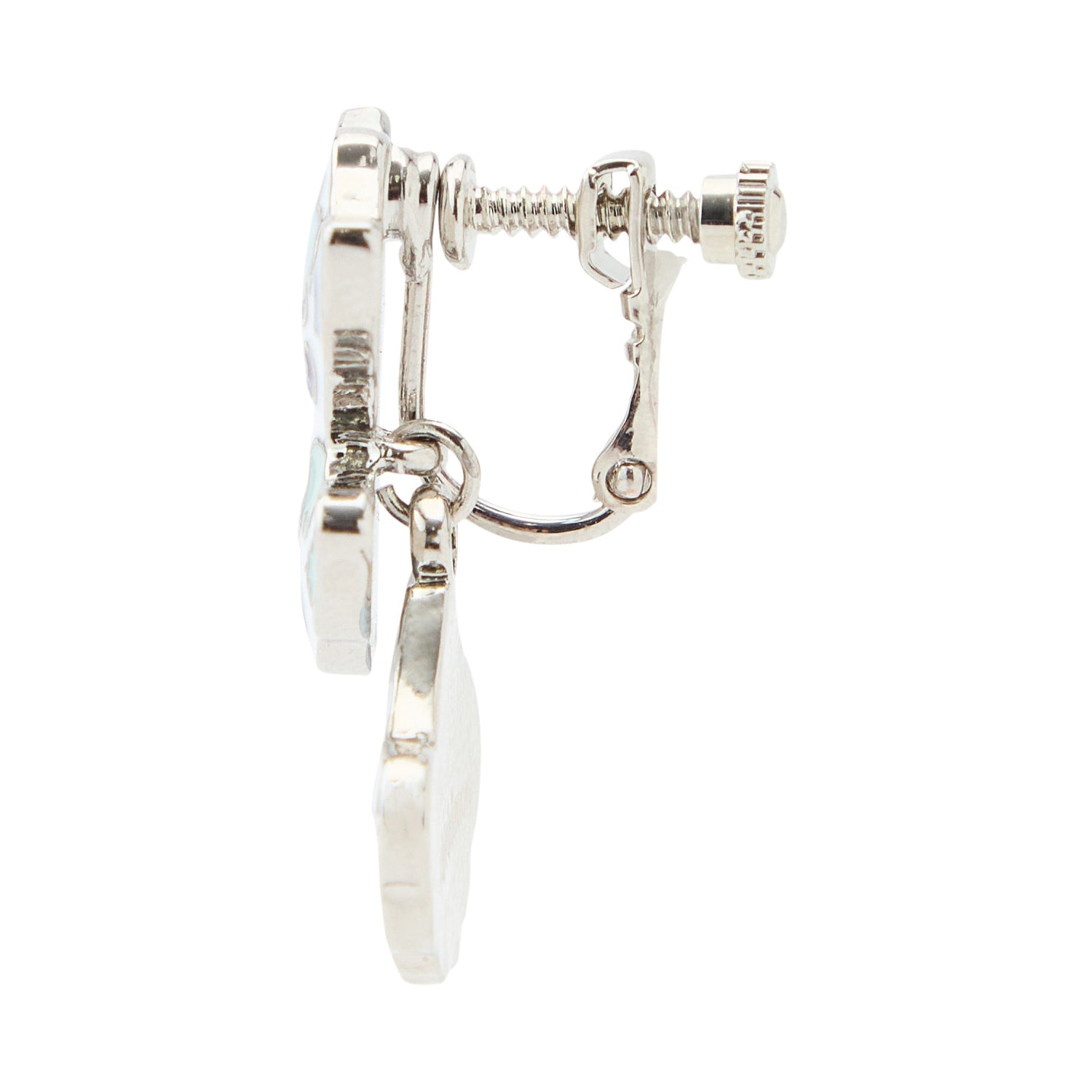 Pokemon earrings set featuring Vulpix and Alolan Vulpix, authentic Japanese collectibles