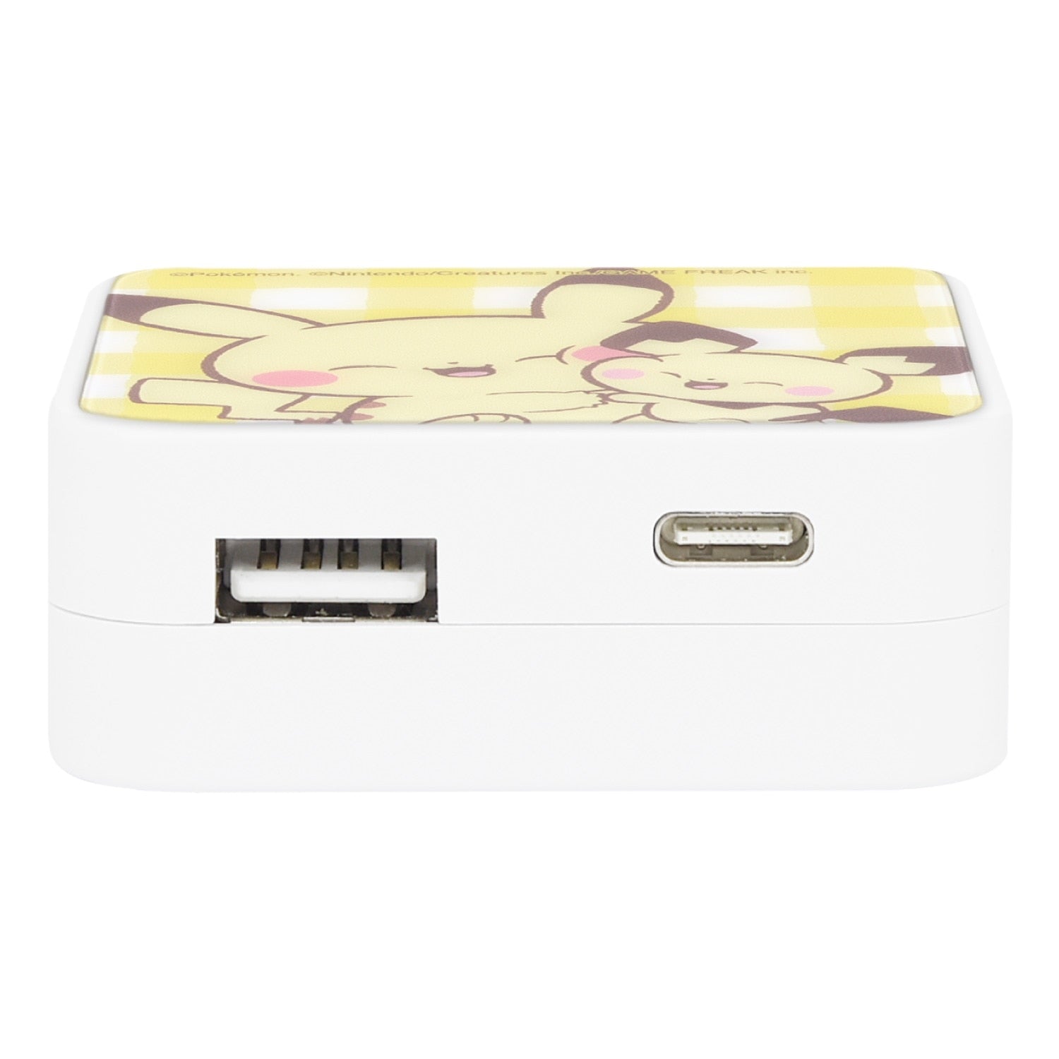 Pokepiece USB/USB Type-C AC adapter Pikachu & Pichu