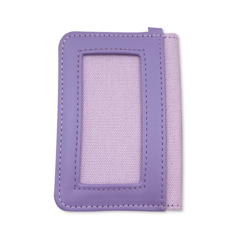 Bi-fold pass case Hyokkori emblem Numera