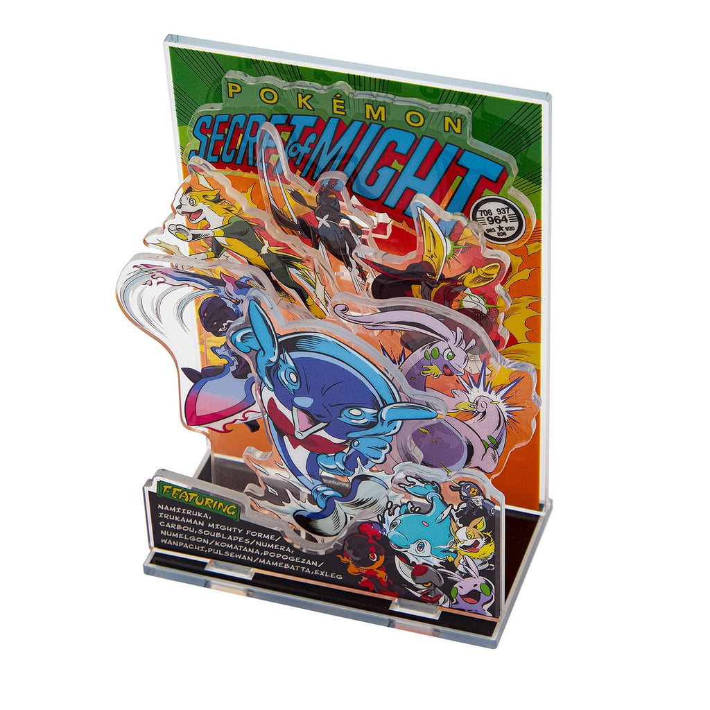 SECRET of MIGHT diorama acrylic stand showcasing Pokemon characters from Japan