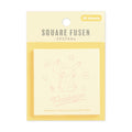 Pikachu Square Sticky Note with cute Pikachu face from Japan