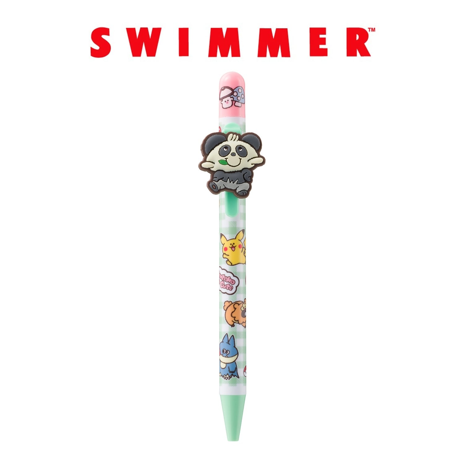 Swimmer Ballpoint Pen with Pancham artwork from Japan