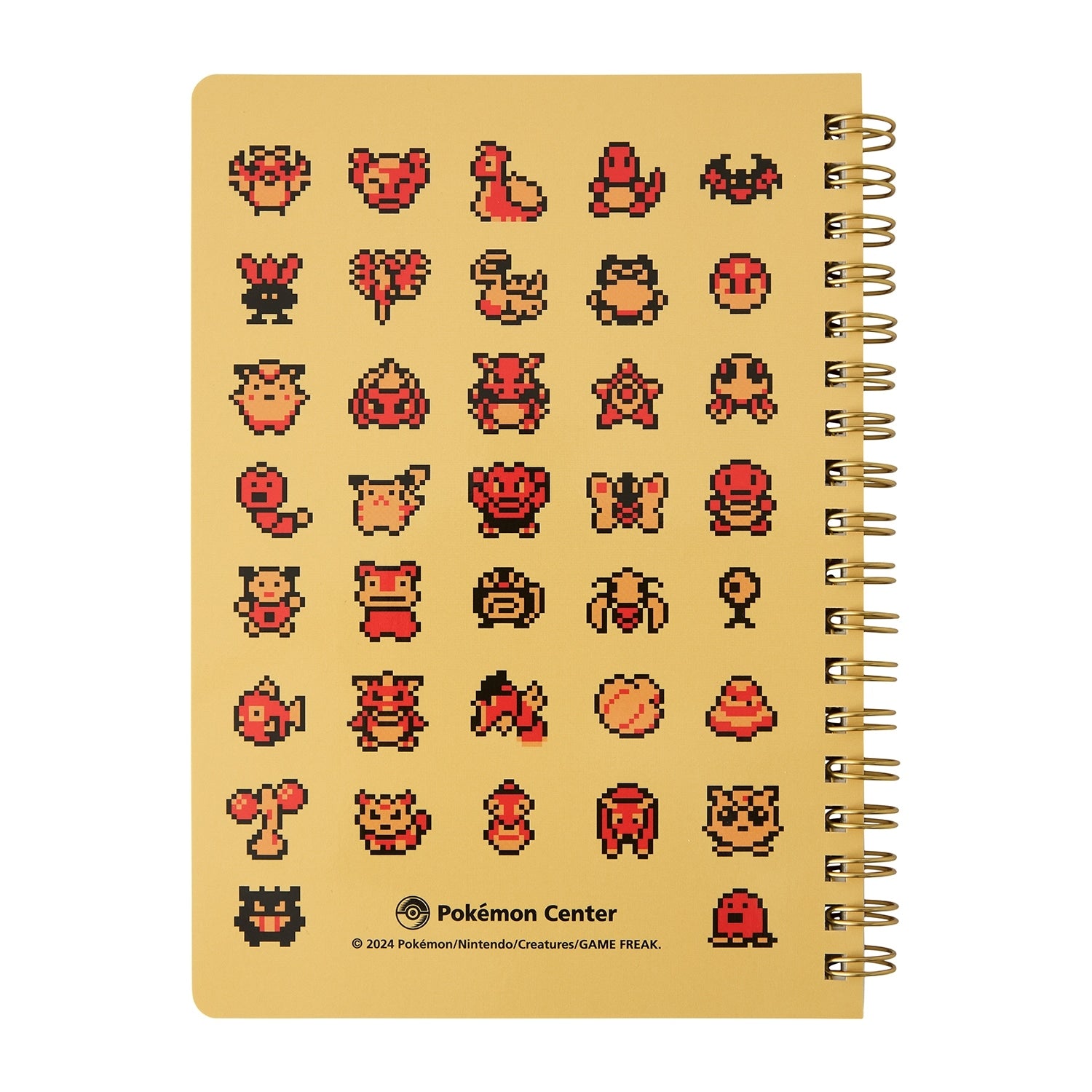 B6 ring notebook game dot gold silver