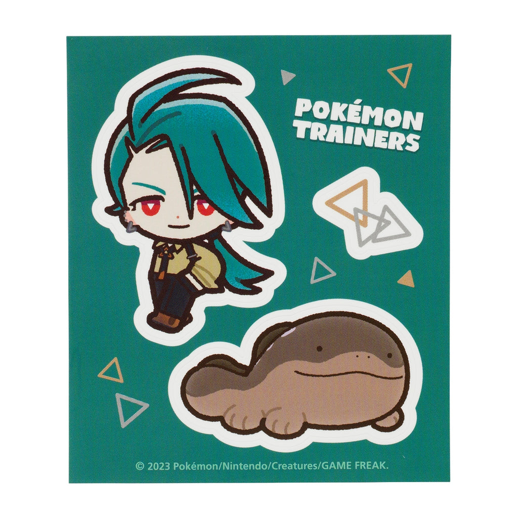 Pokémon Trainers Chili & Doo sticker from Japan, featuring official artwork