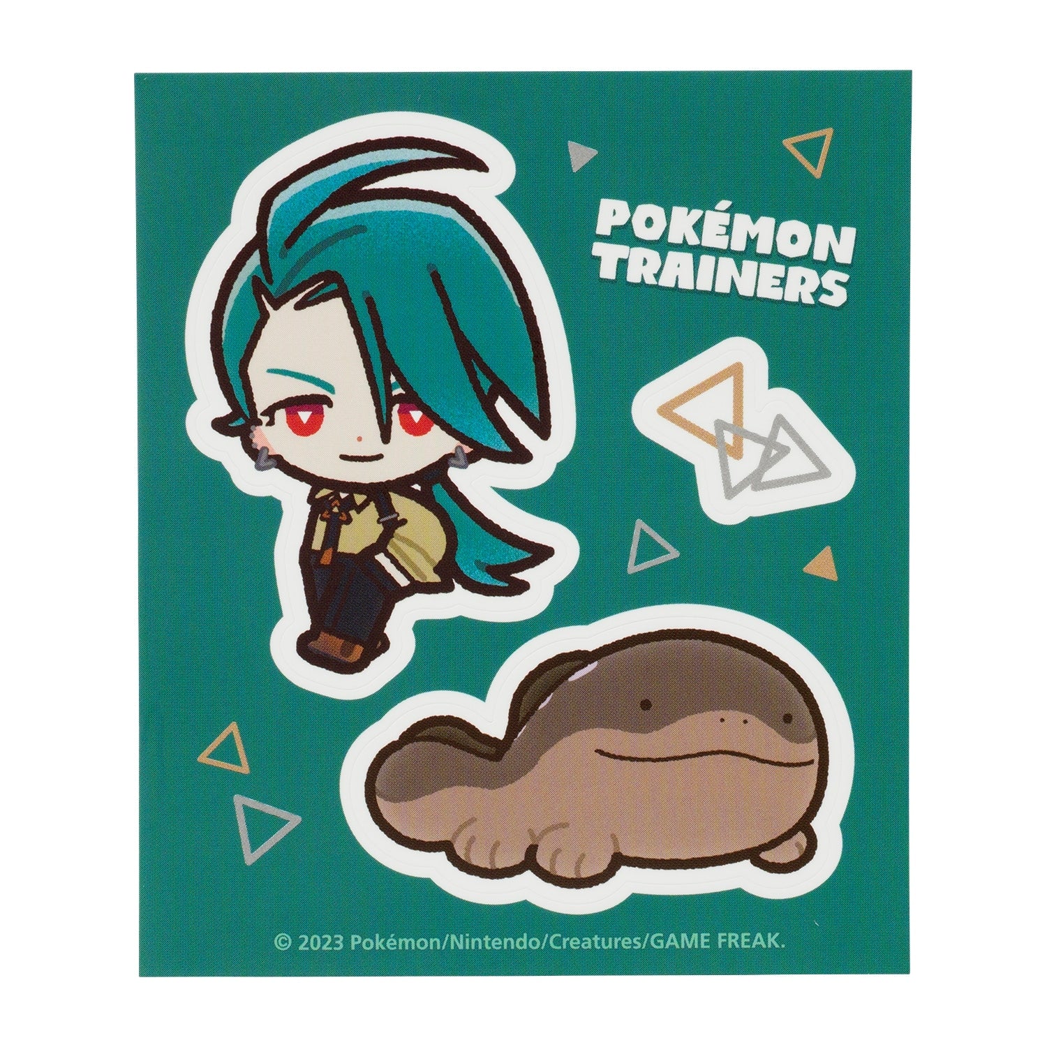 Pokémon Trainers Chili & Doo sticker from Japan, featuring official artwork
