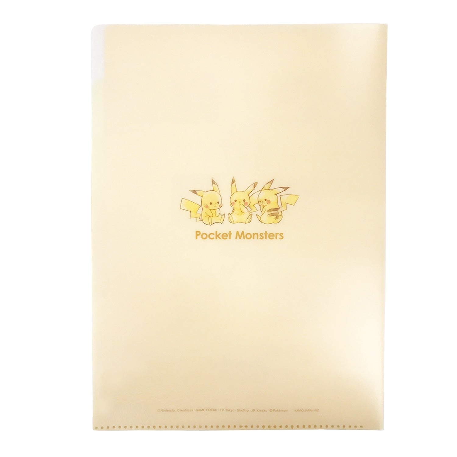 Pikachu 5 index clear file "Pikachu number025" pastel color