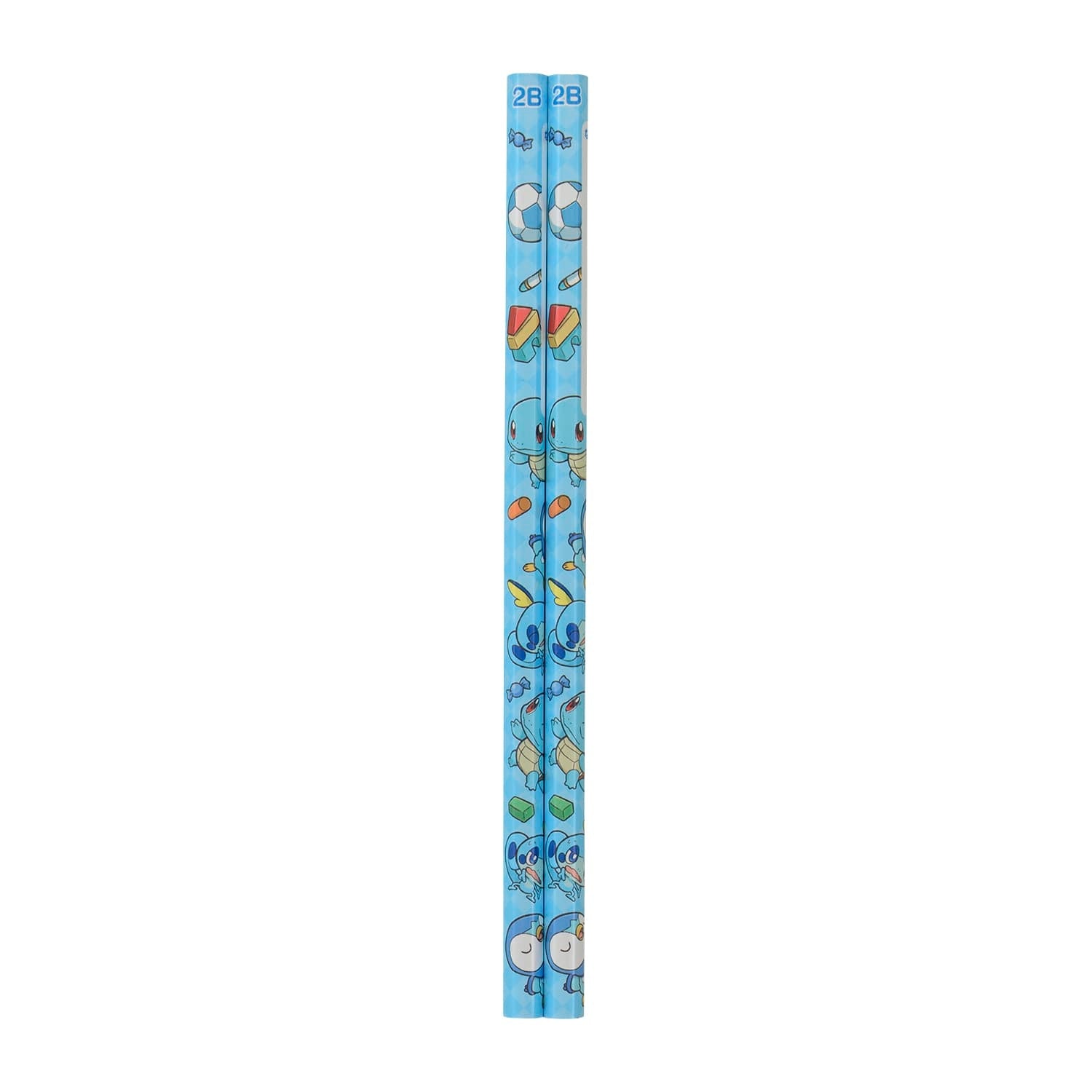 Squirtle 2B Pencil Set from Japan, featuring water-type Pokemon design