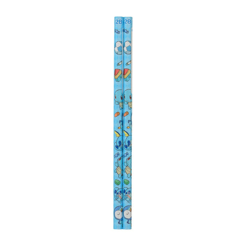 Squirtle 2B Pencil Set from Japan, featuring water-type Pokemon design