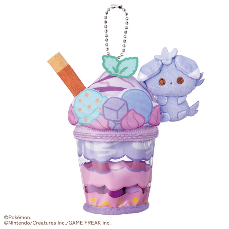 Poke Piece Nyasper's Blueberry Parfait Plush Charm, soft and colorful, from Japan
