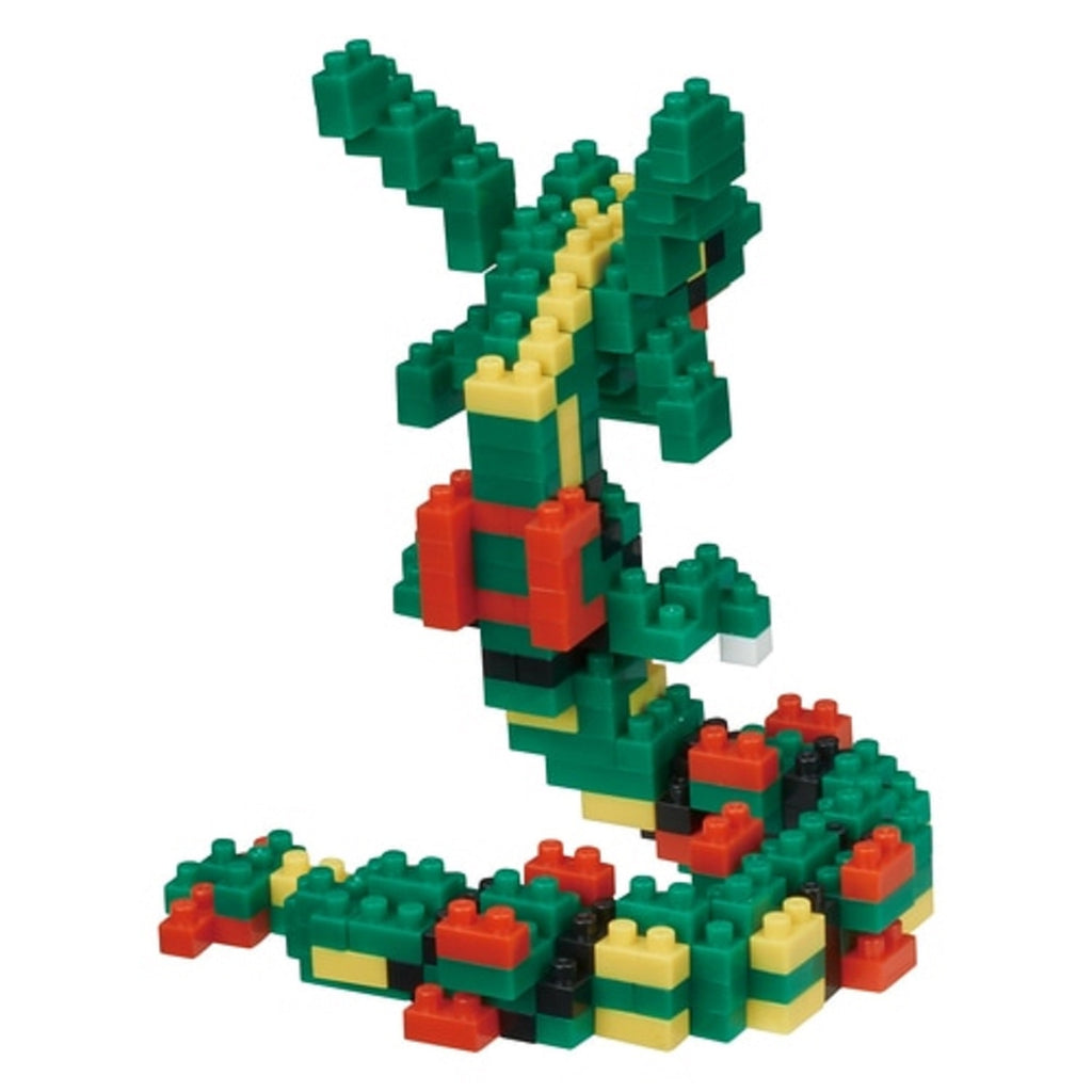 Nanoblock Rayquaza toy with intricate design and Japanese packaging from Japan