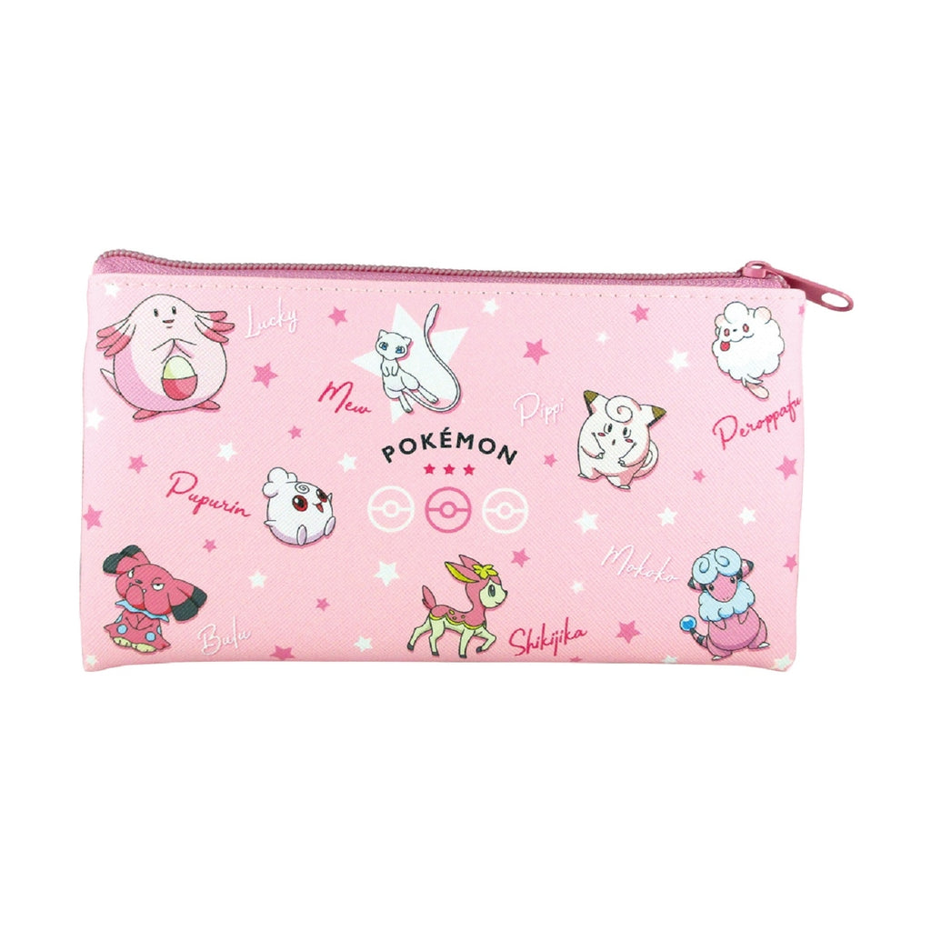 Pokemon Flat Multi Pouch Colors/Pink