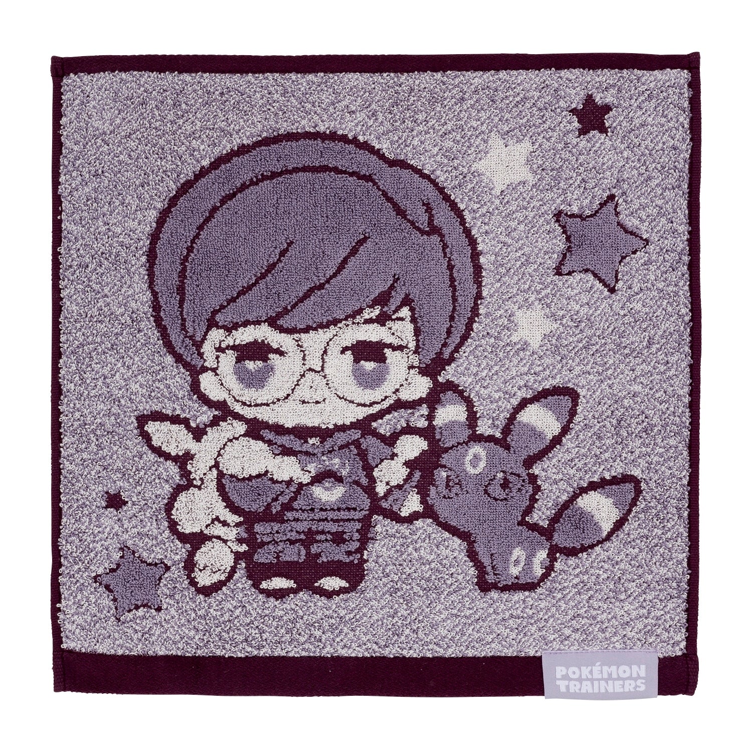 Pokémon Trainers towel with Button & Blackie design from Japan