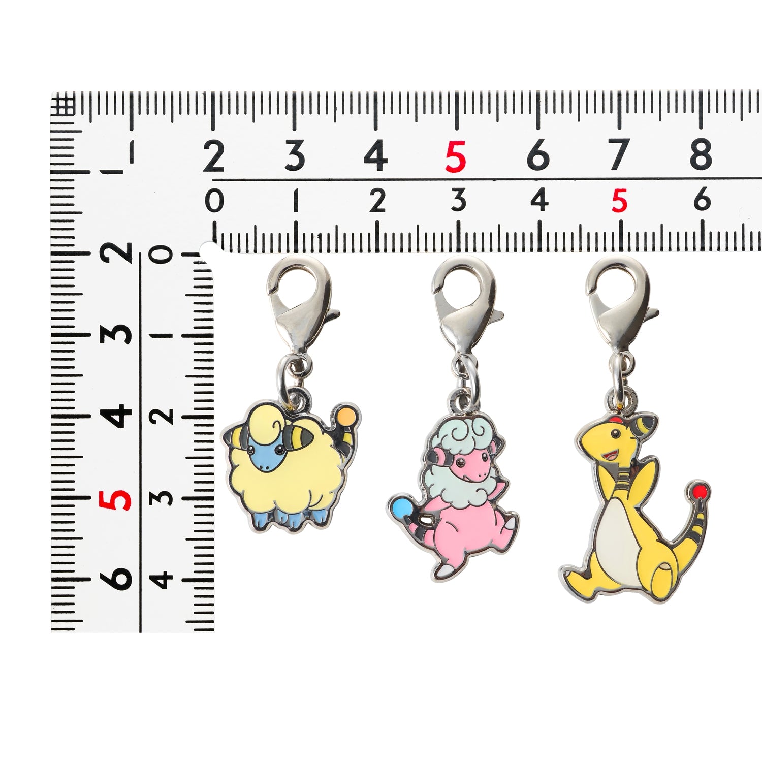 Authentic Japanese Pokemon metal charm with National Encyclopedia character, shipped from Japan