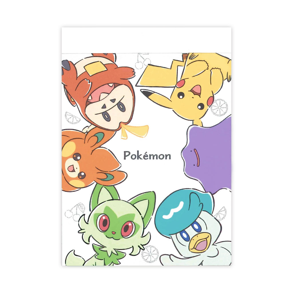 Mini memo Pokémon ring with colorful Pokémon design from Japan
