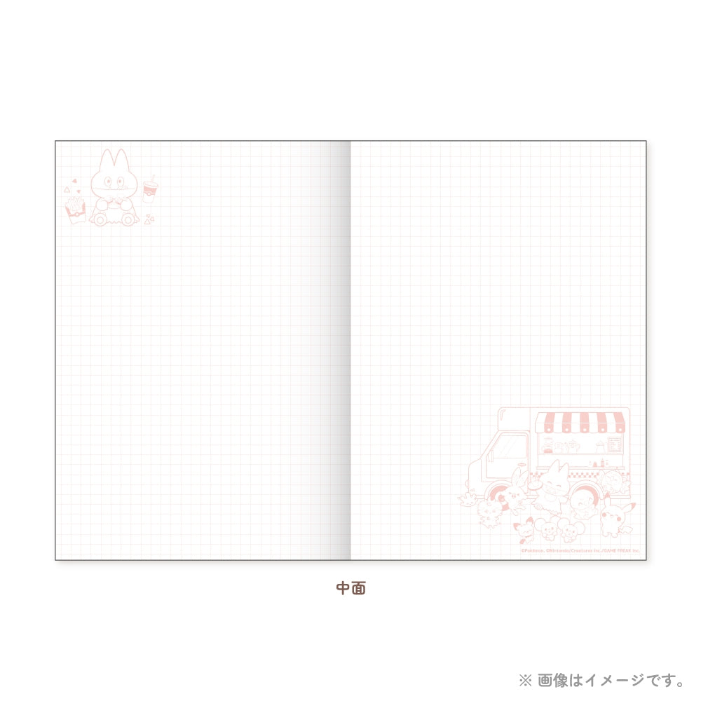 A5 Note Diner Poke Piece notebook with 96 pages, shipped from Japan with authentic packaging