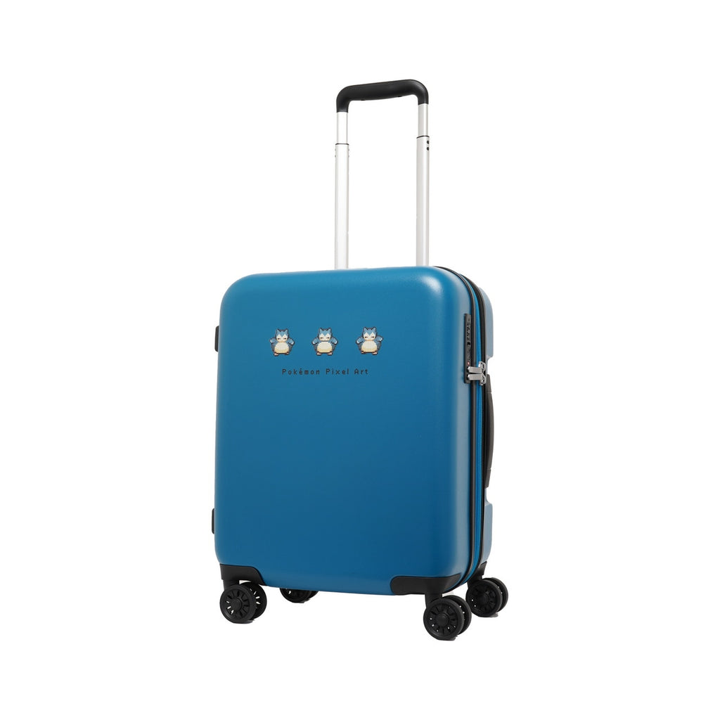 Pixel Art Suitcase S Blue Snorlax from Japan, featuring Snorlax character