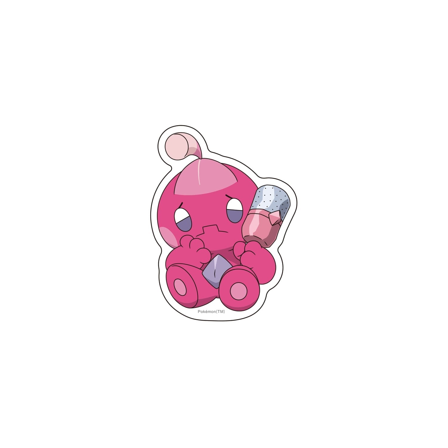 Authentic Pokemon Center Japan Kanu-chan sticker, 6.5x9 size, sourced from Japan