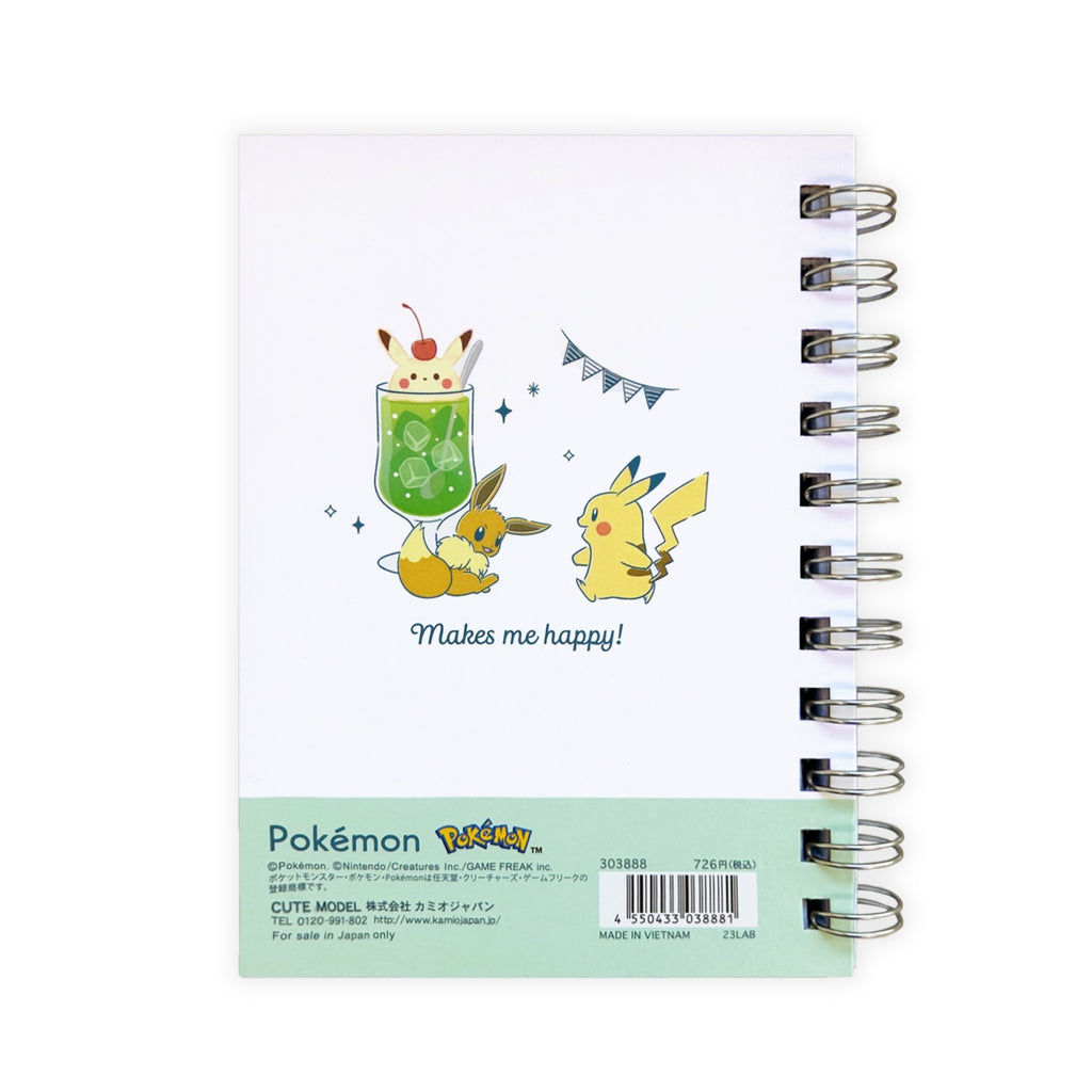 A6W ring notebook with Pokemon characters and Japanese packaging, collectible item from Japan