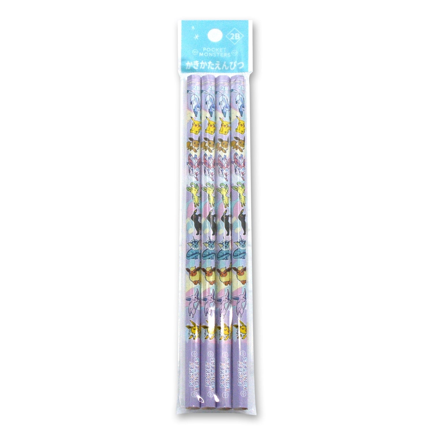 Kakikata Pencils 2B with pastel flakes, featuring Charmander from Japan