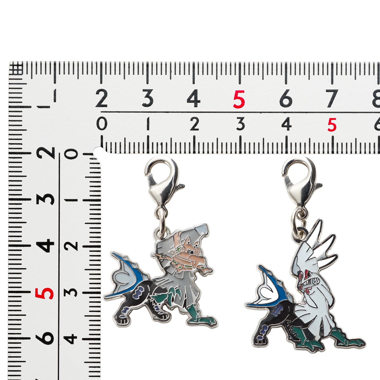 Authentic Pokemon Center Japan Metal Charm 772/773 with detailed character visuals from Japan