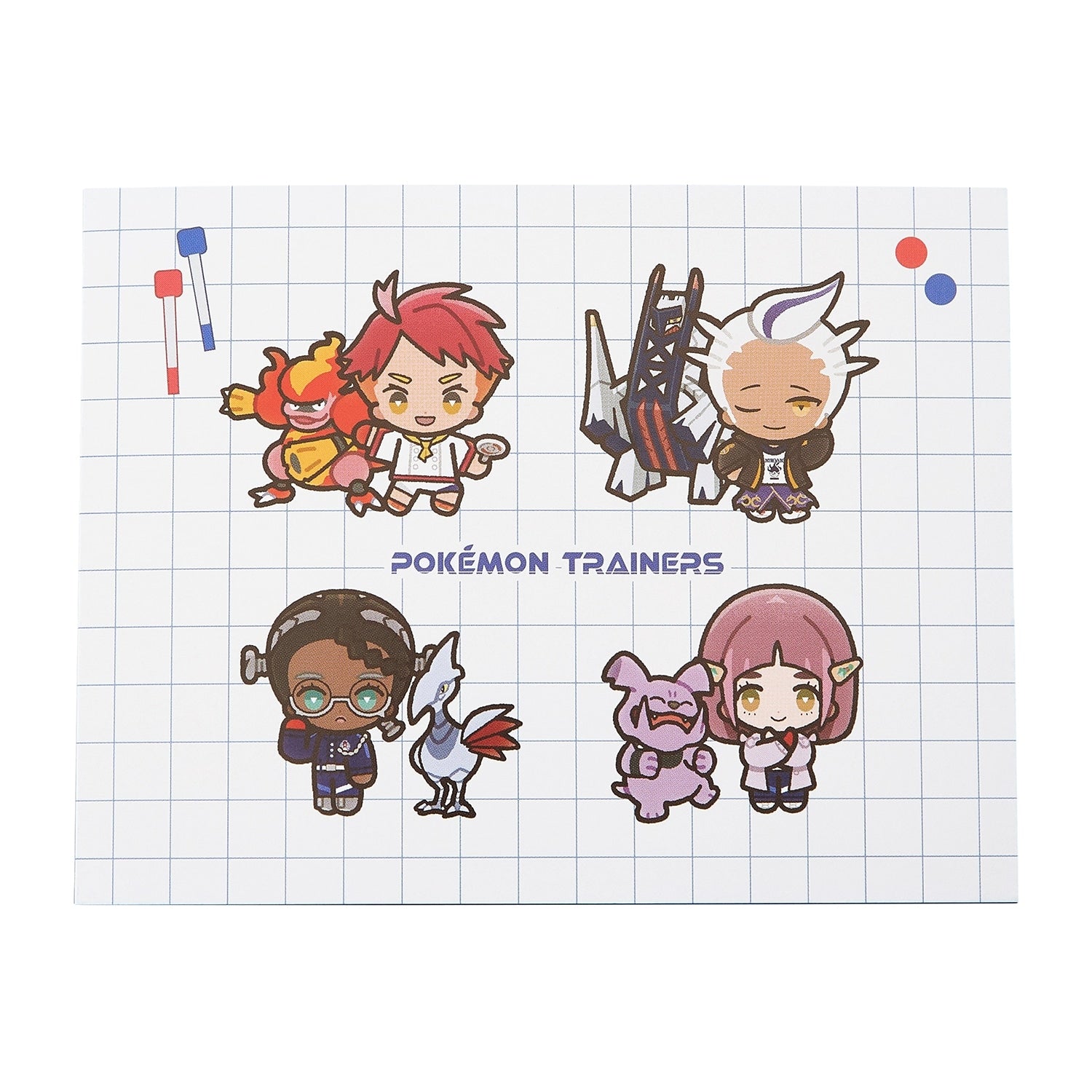 Sticky set POKÉMON TRAINERS -Blueberry Academy- with Snubbull design from Japan