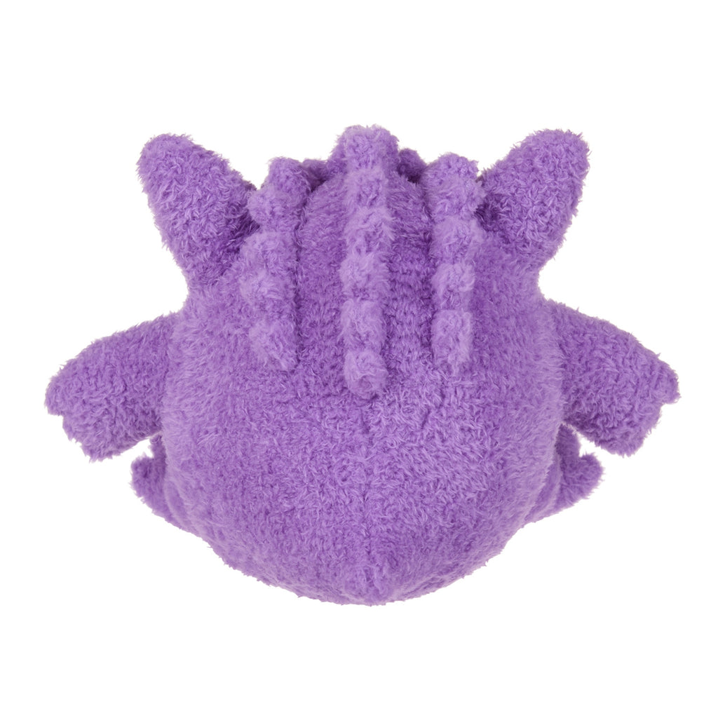 Japanese exclusive Gengar plush toy with detailed design and official Pokemon Center tag from Japan