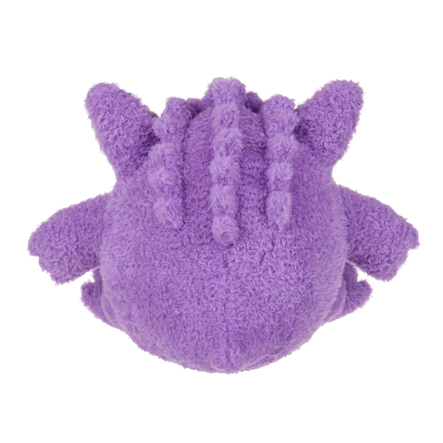 Japanese exclusive Gengar plush toy with detailed design and official Pokemon Center tag from Japan