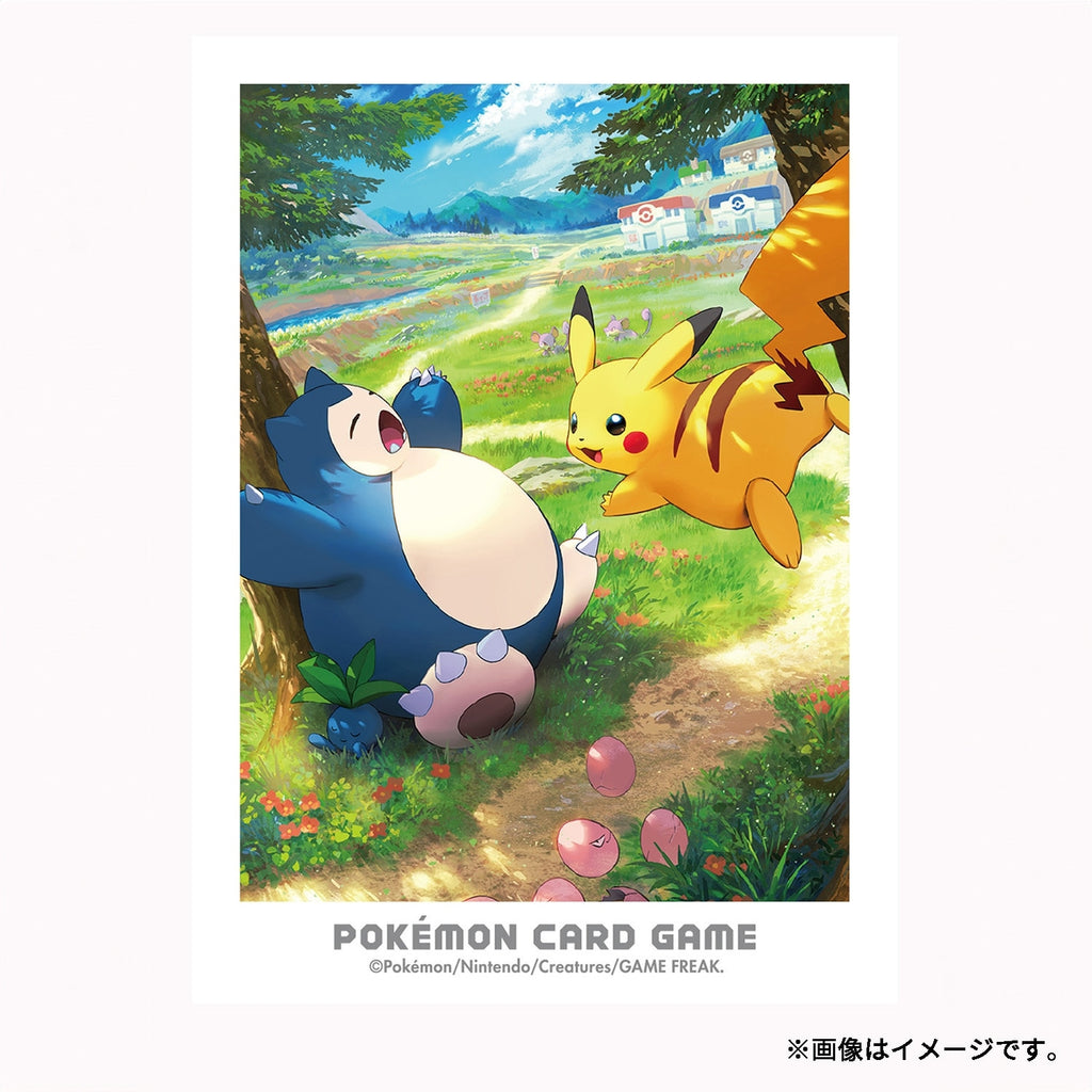 Pokémon TCG Deck Shield Kanto Adventure – Pikachu & Snorlax (64ct)