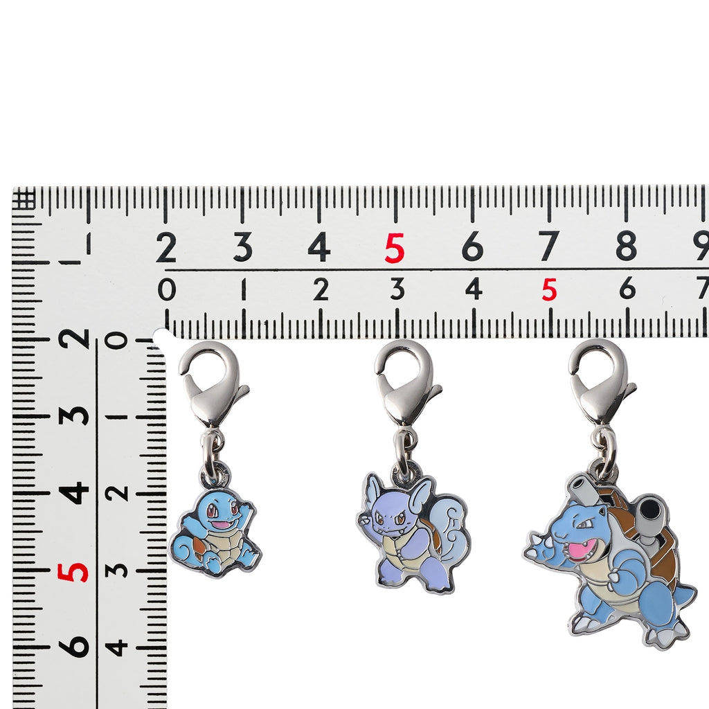 Authentic Pokemon Metal Charm 007 from Japan, with official Pokemon Center Japan packaging