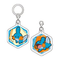 Mudkip acrylic marker charm set vol.2 from Japan, featuring a water-type Pokemon