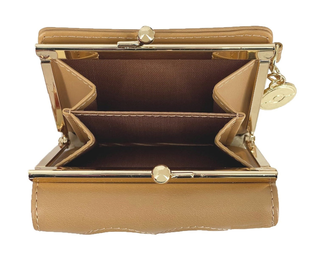 Clasp mini wallet heart window series pamo